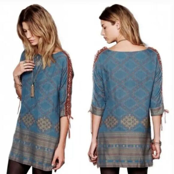 Free People New Romantics Stole My Heart Dress Size Small - Picture 1 of 10